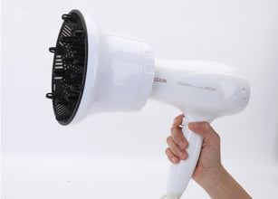 Hair dryer with wind hood