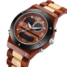 Luxury Wood Watch Handmade Chronograph Man