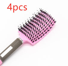 Hairbrush Anti Klit Brushy Haarborstel Women Detangler Hair Brush Bristle Nylon Scalp Massage  Teaser Hair Brush Comb