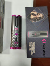 Charging automatic wireless curling iron