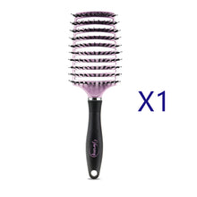 Hairbrush Anti Klit Brushy Haarborstel Women Detangler Hair Brush Bristle Nylon Scalp Massage Teaser Hair Brush Comb