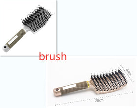 Hairbrush Anti Klit Brushy Haarborstel Women Detangler Hair Brush Bristle Nylon Scalp Massage  Teaser Hair Brush Comb