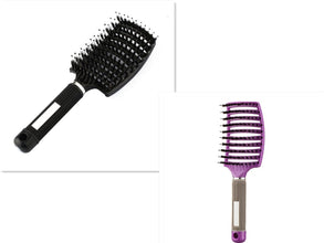 Hairbrush Anti Klit Brushy Haarborstel Women Detangler Hair Brush Bristle Nylon Scalp Massage  Teaser Hair Brush Comb