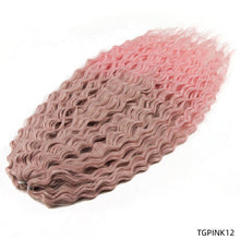 Chemical Fiber Water Ripple Crochet Curls Hair Extensions