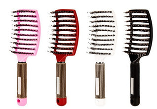 Hairbrush Anti Klit Brushy Haarborstel Women Detangler Hair Brush Bristle Nylon Scalp Massage  Teaser Hair Brush Comb