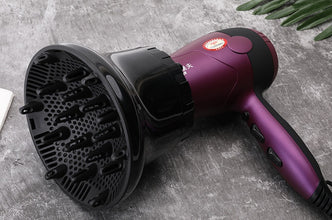 Hair dryer with wind hood