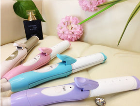 Hair curler ceramic coated curling iron