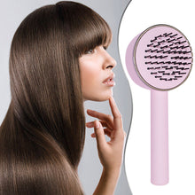 3D Air Cushion Massager Brush With Retractable Bristles Self Cleaning Hair Brush Massage One-key Self-cleaning Hair Brush Anti-Static Airbag Massage Comb For Women Curly Hair Brush