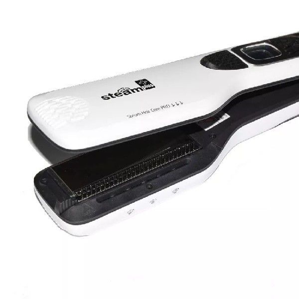 CLRLIFE Steam Hair Brush Titanium Ceramic Flat Iron